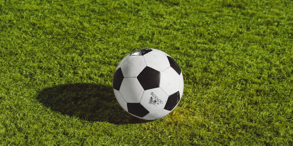 足球场上球员正在激烈拼抢足球的精彩瞬间